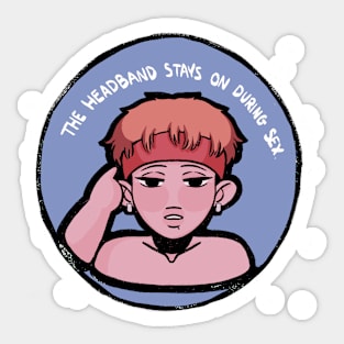 Headband (NOT A TSHIRT) Sticker